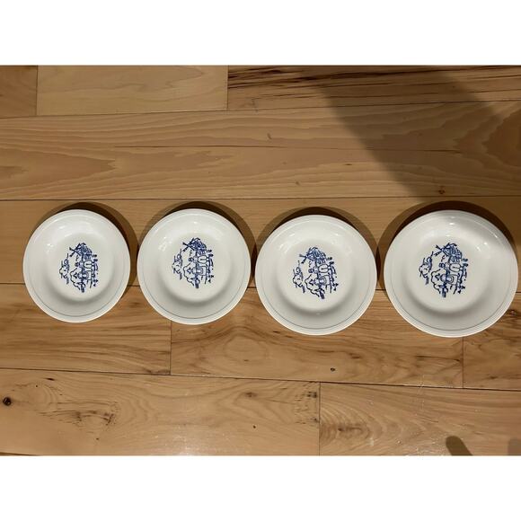 RARE VTG 14 Piece Tea Set Edwin M Knowles China Semi Vitreous Dutch Boy & Girl - Picture 9 of 14